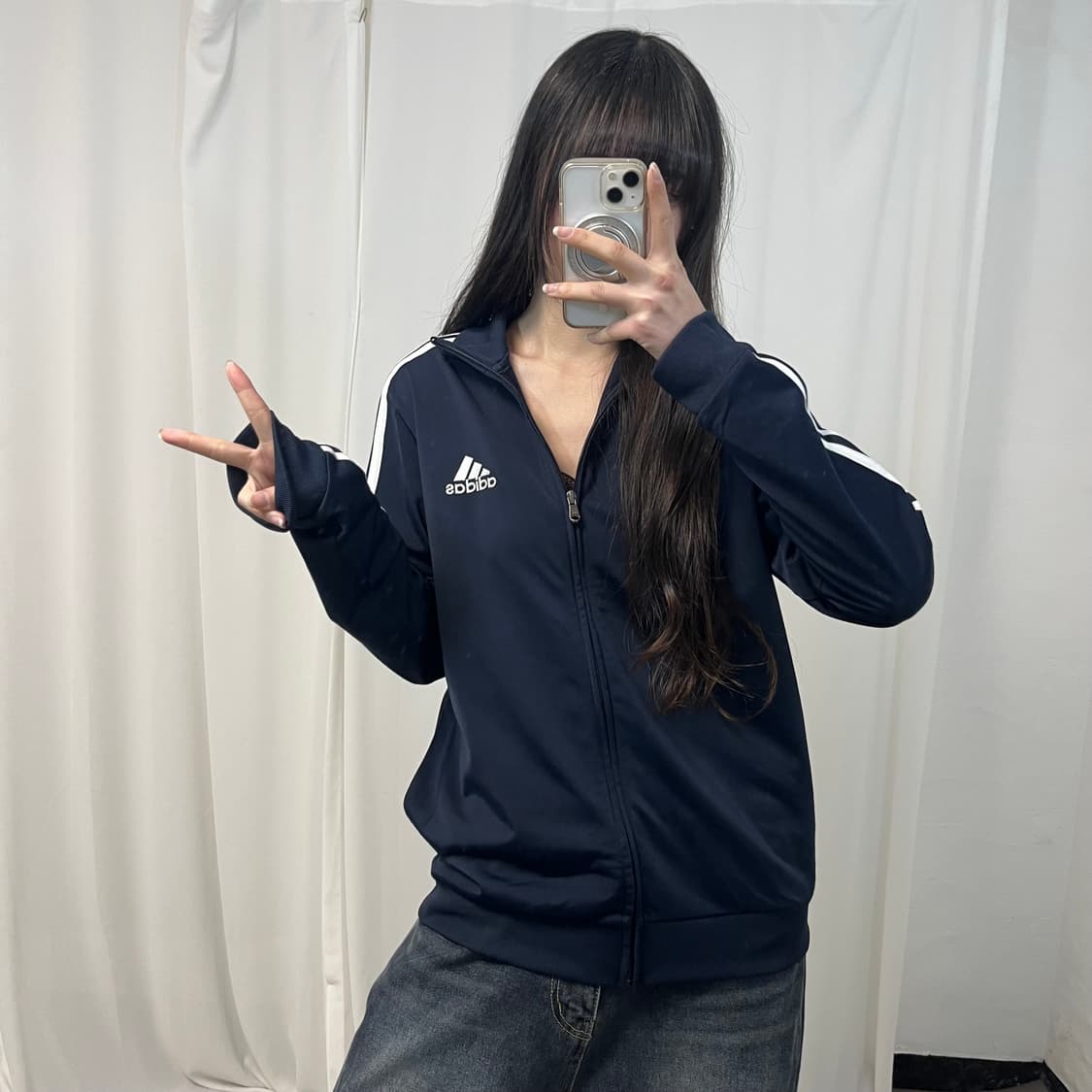 Adidas Navy Track Jersey 상품이미지2