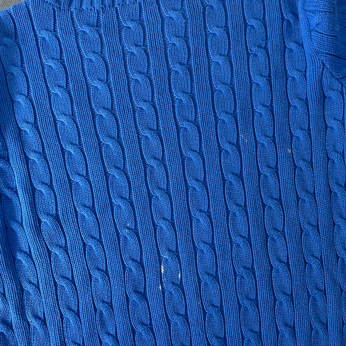 W95 폴로랄프로렌 스카이블루 꽈배기 니트 상품이미지6