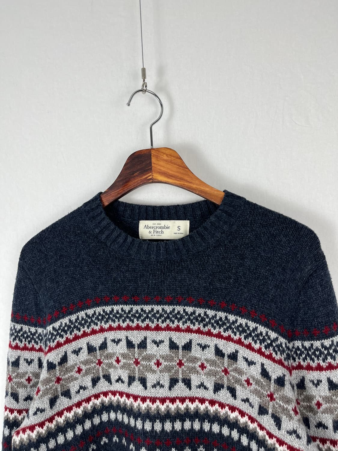 ABERCROMBIE & FITCH 노르딕 패턴 니트  상품이미지2