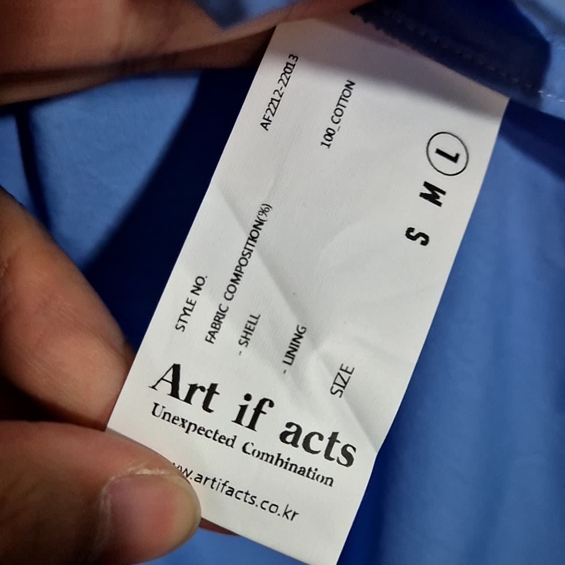 아트이프액트 솔리드 반팔 셔츠 상품이미지5