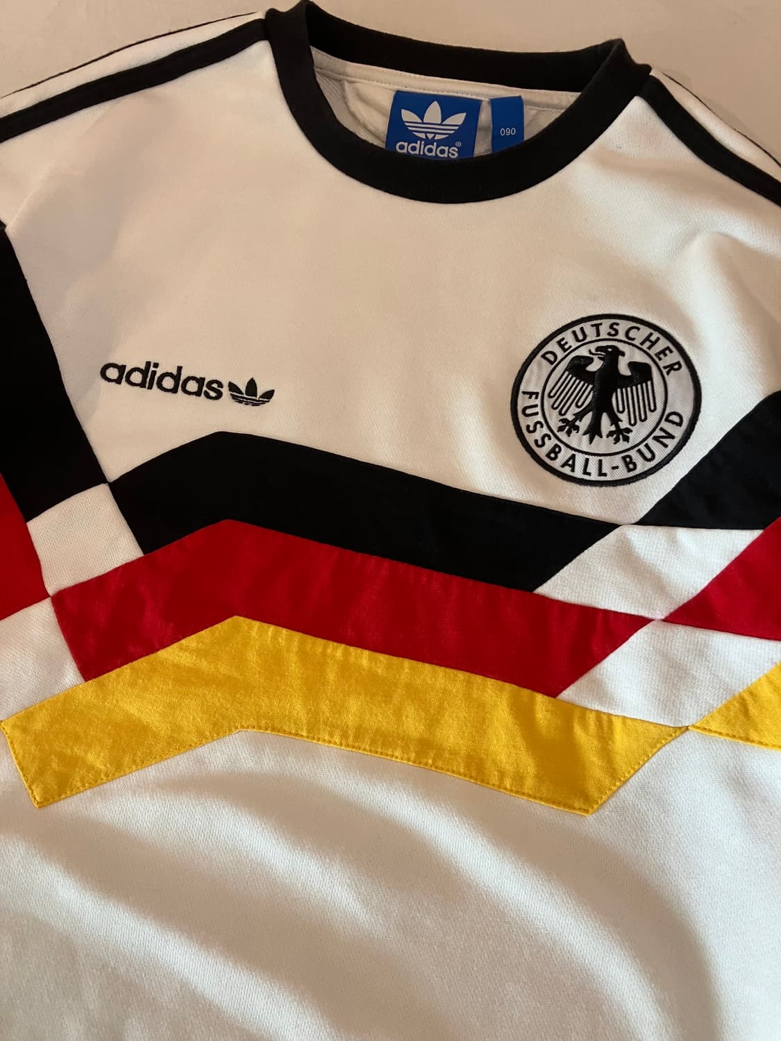 아디다스 1990 독일 국대 스웨트 탑 맨투맨 유니폼 상품이미지2
