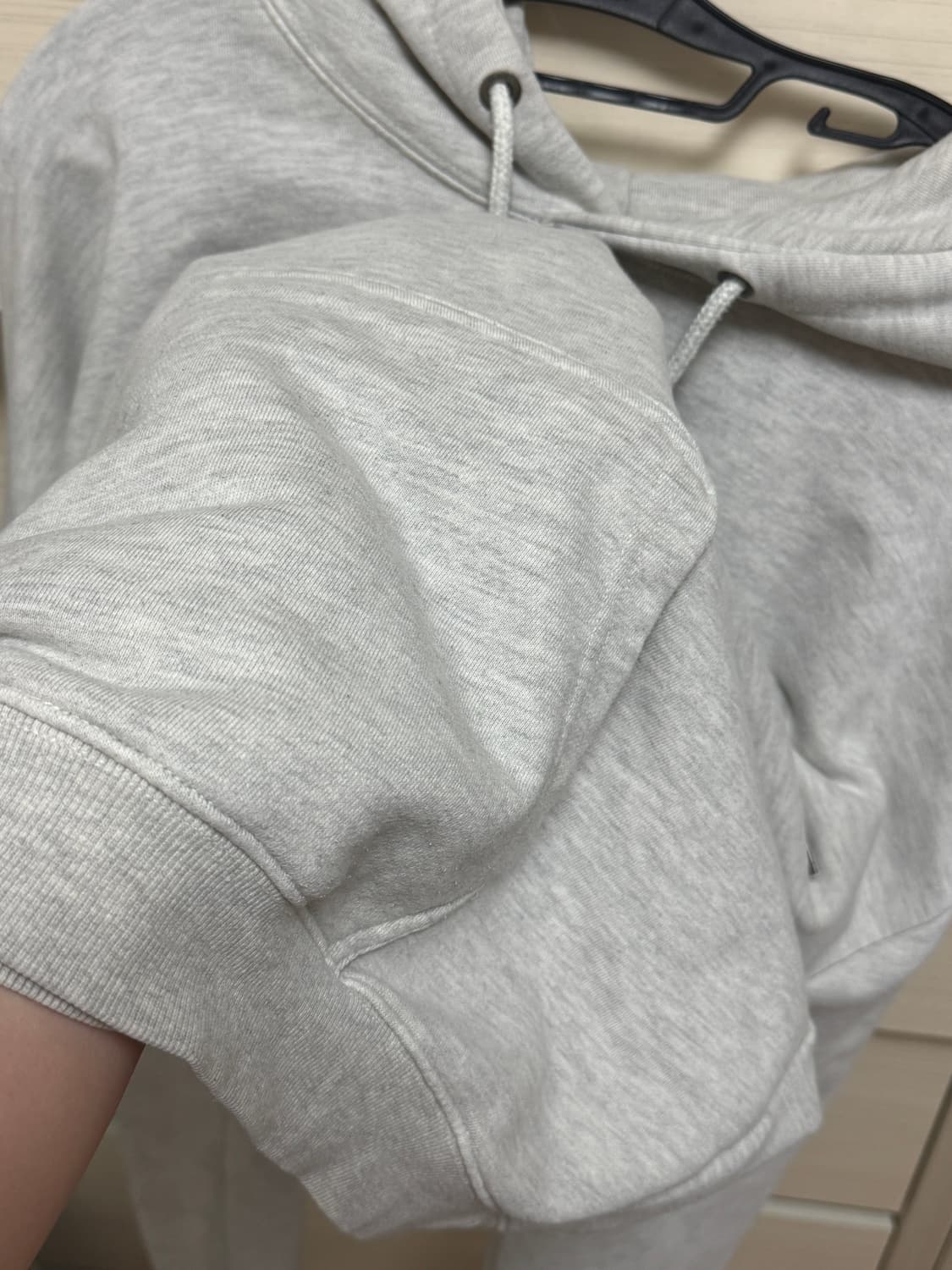 필루미네이트 오버핏 그래피티 로고 후디 오트밀 XL 상품이미지4