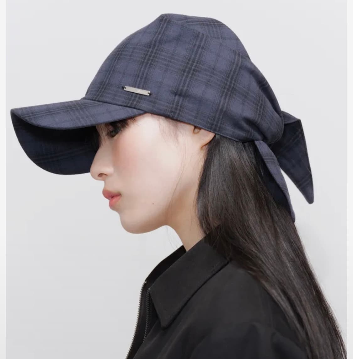 미세키서울 반다나 체크 캡모자 상품이미지1