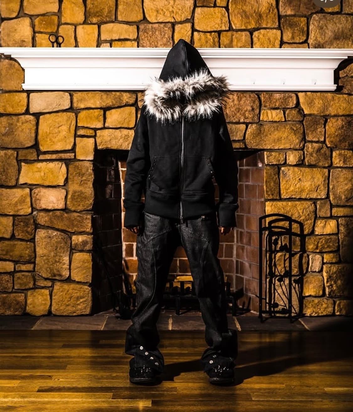 corrupt kid 퍼 후드집업 m 상품이미지1