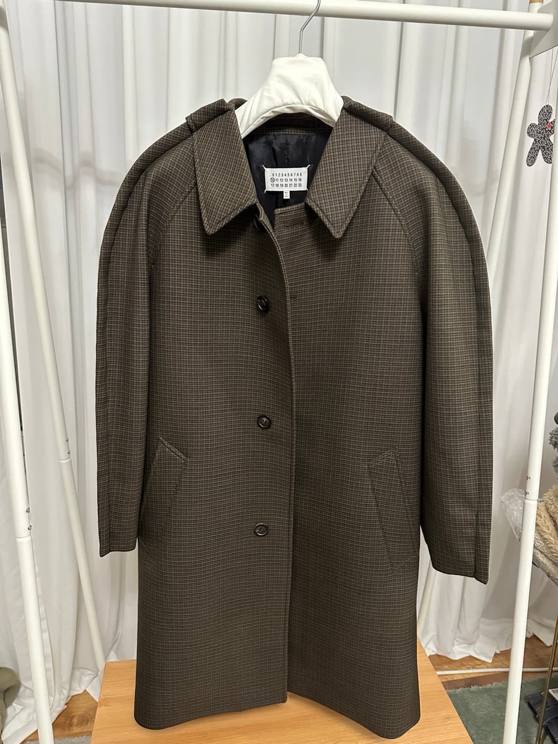 [46] 메종 마르지엘라 백스티치 발마칸 아웃라인 피오코트 상품이미지3