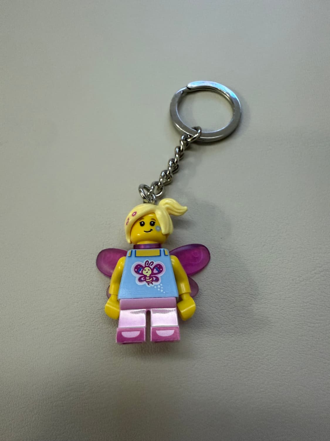 [정품새상품] 레고 버터플라이 걸 키링 키체인 참 핸드폰줄 상품이미지1