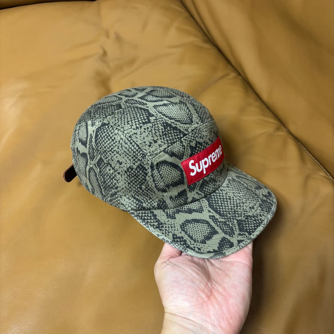 Supreme 슈프림 24ss 스네이크 캠프캡 모자 Snake Skin 상품이미지3