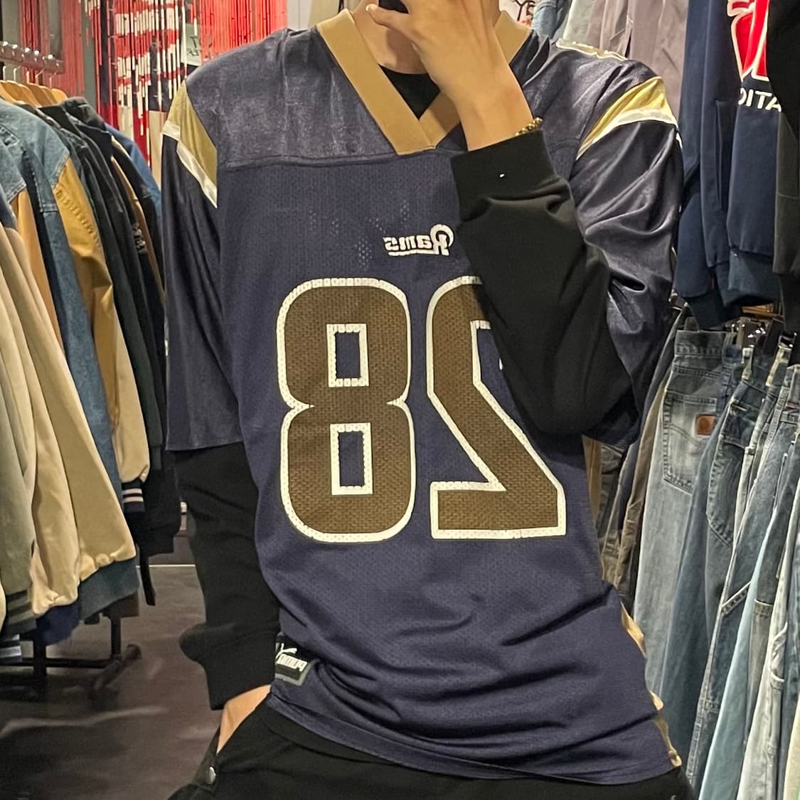 [IM] NFL X PUMA Rams No.28 FAULK 반팔져지 상품이미지3