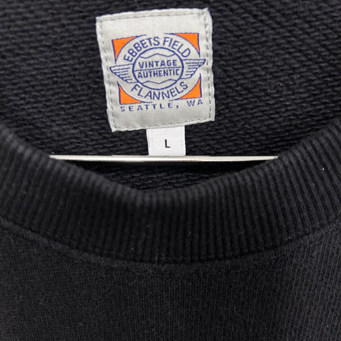 이벳필드 빅로고 오버핏 헤비코튼 맨투맨 상품이미지3