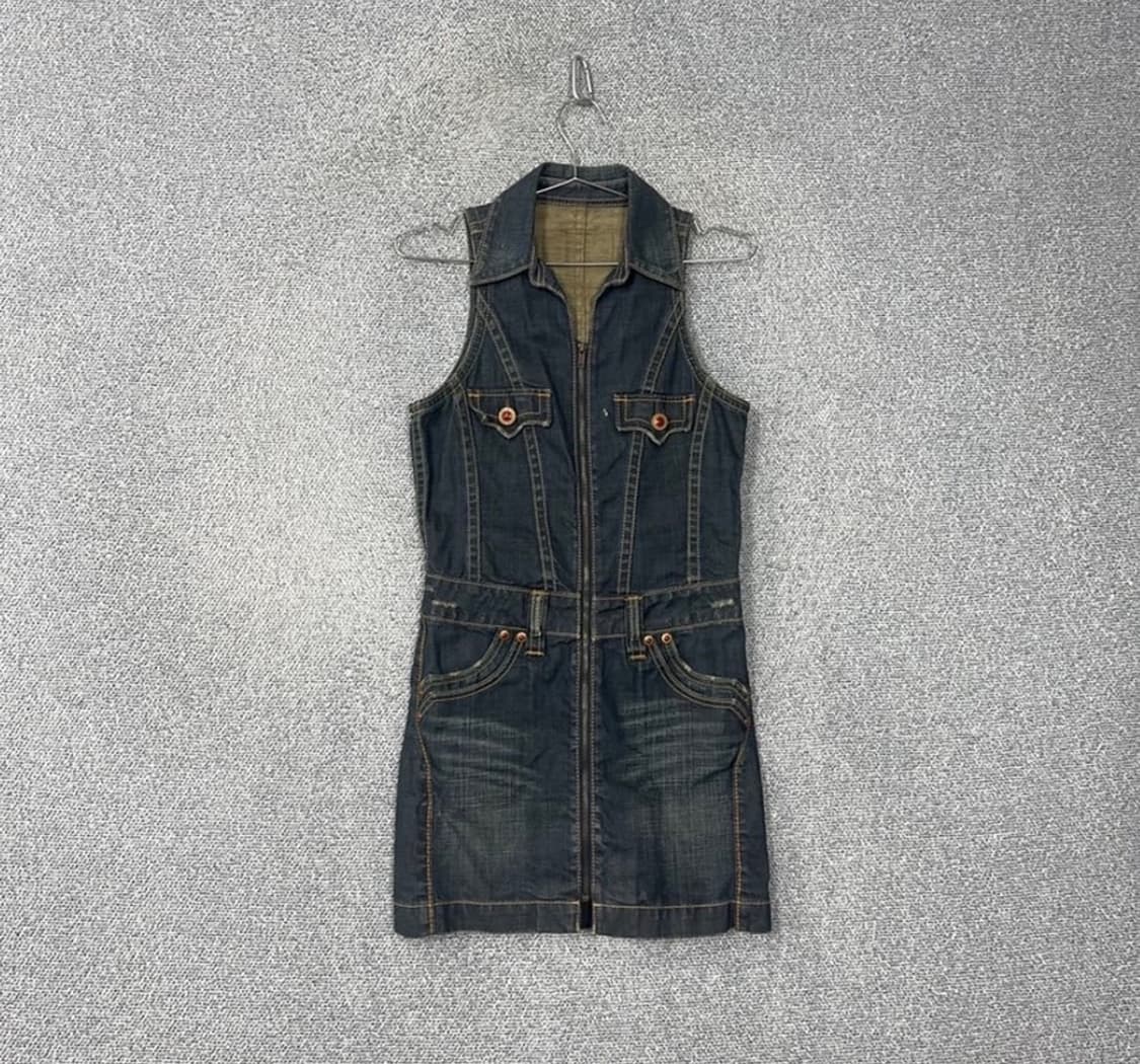 리바이스 민소매 데님 원피스 상품이미지1