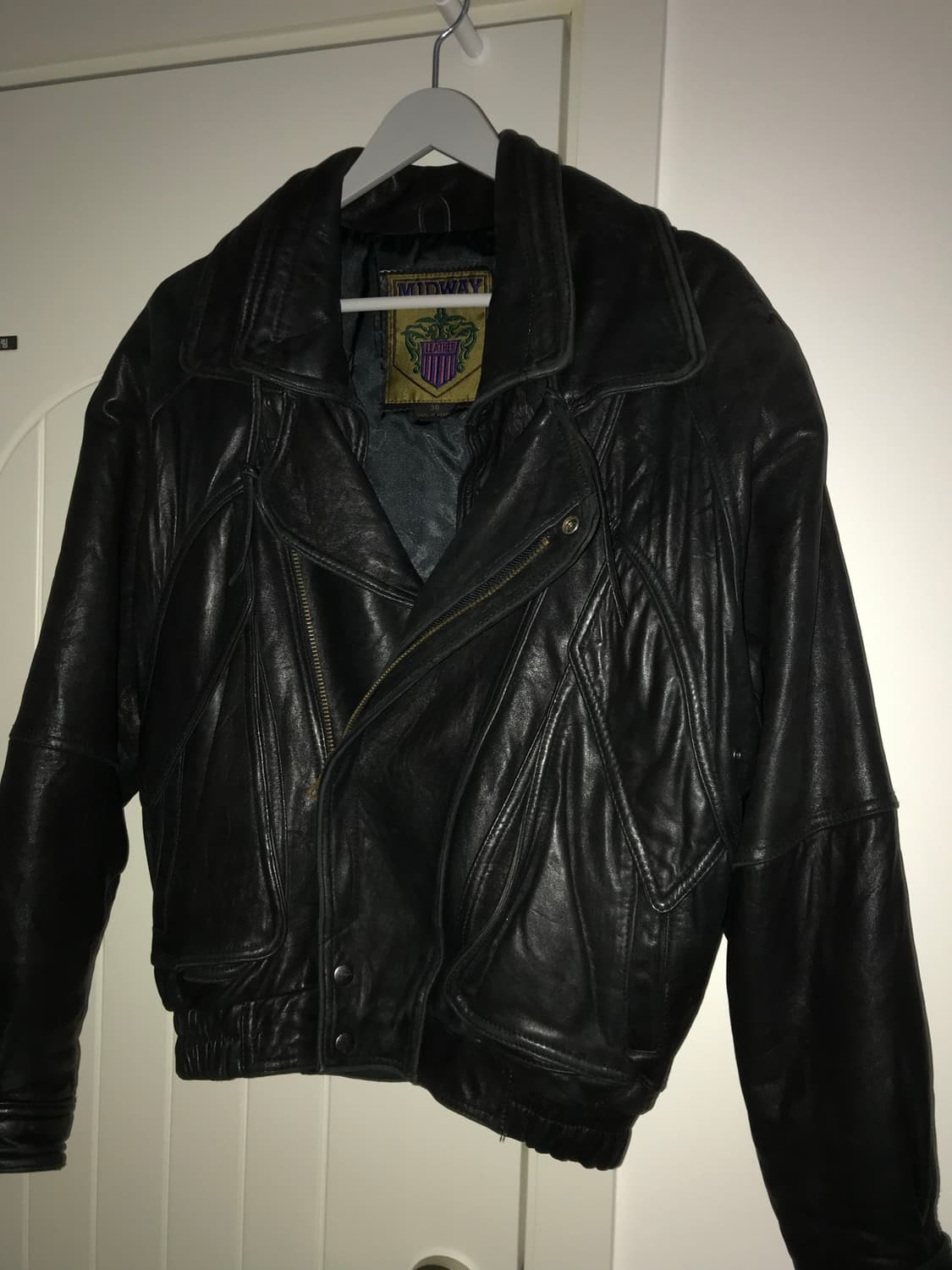 빈티지 가죽자켓 상품이미지1