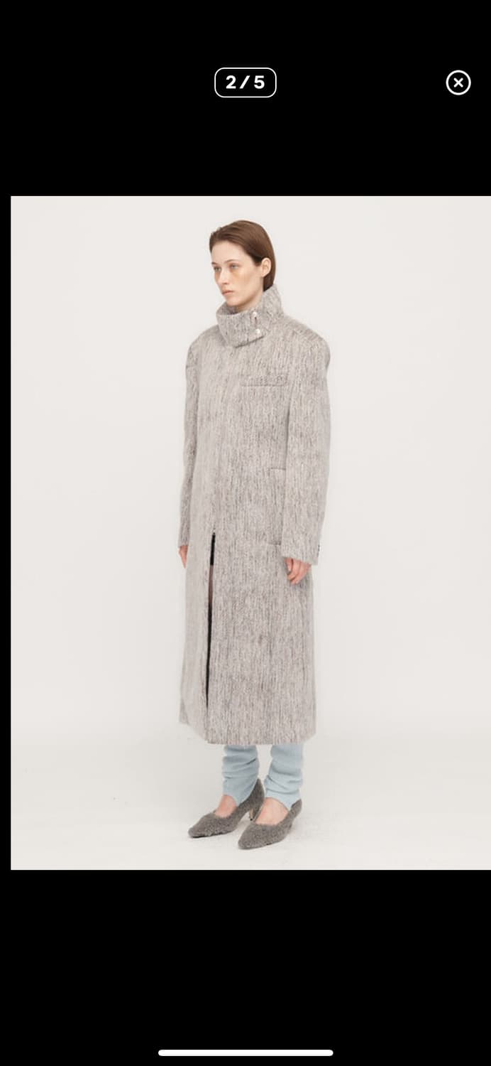 더오픈프로덕트 하이넥 울 코트 상품이미지2