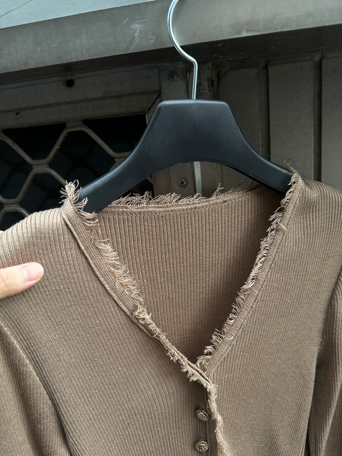 Vintage tassel button cardigan 상품이미지7