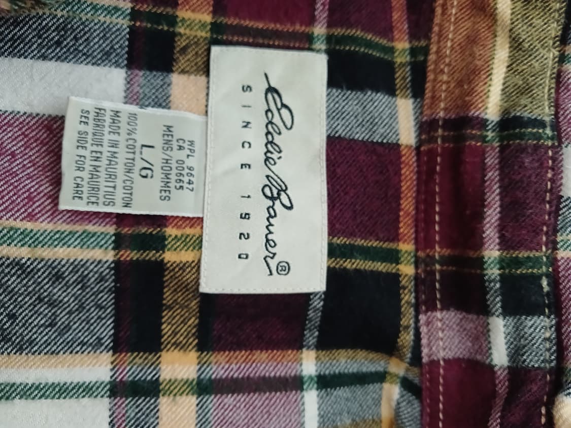 에디바우어 판넬 셔츠 상품이미지3