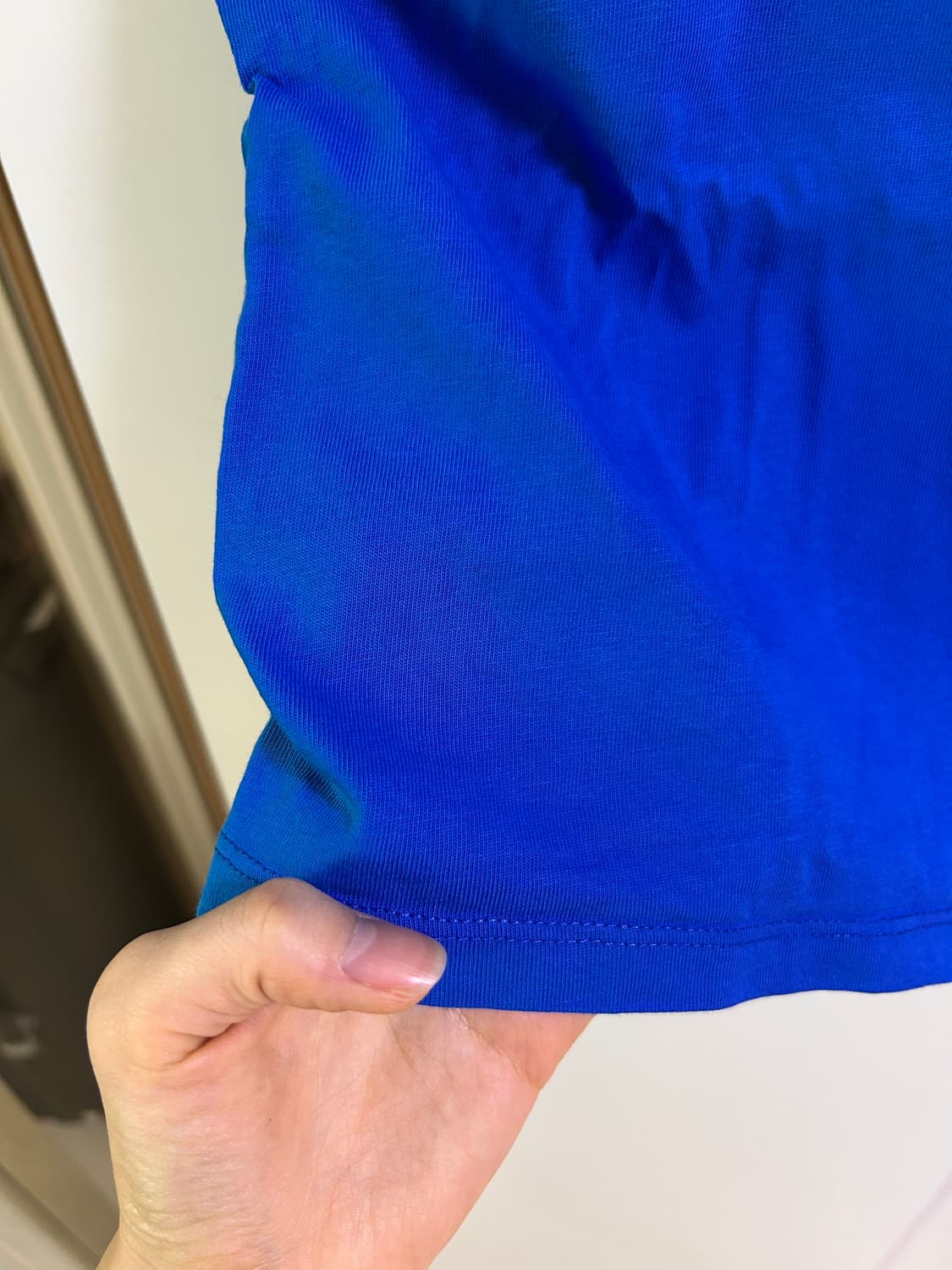 A.P.C 아페쎄 블루 로고 반팔 s 상품이미지4