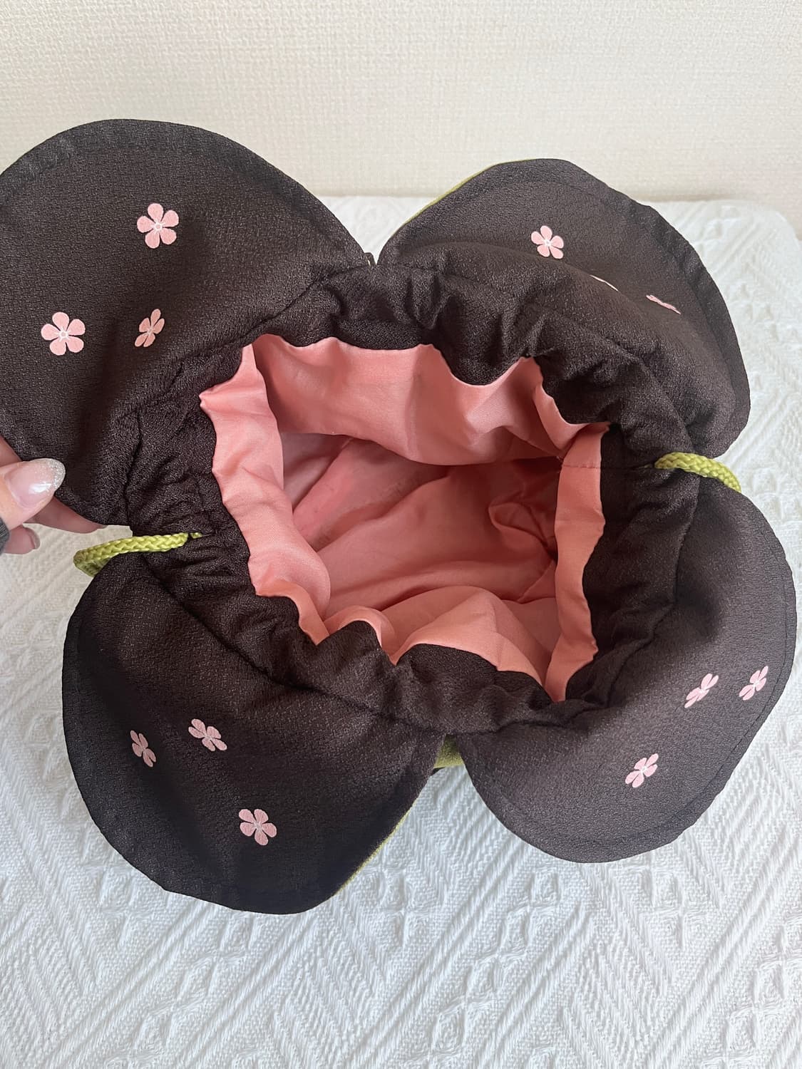 토끼 형태의 브라운 멀티 파우치 상품이미지6