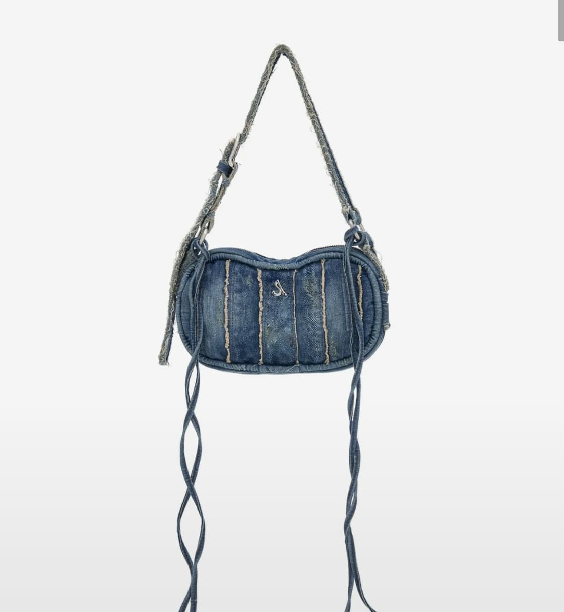 Afterhours DENIM CUT-OFF SHOULDER BAG 상품이미지1