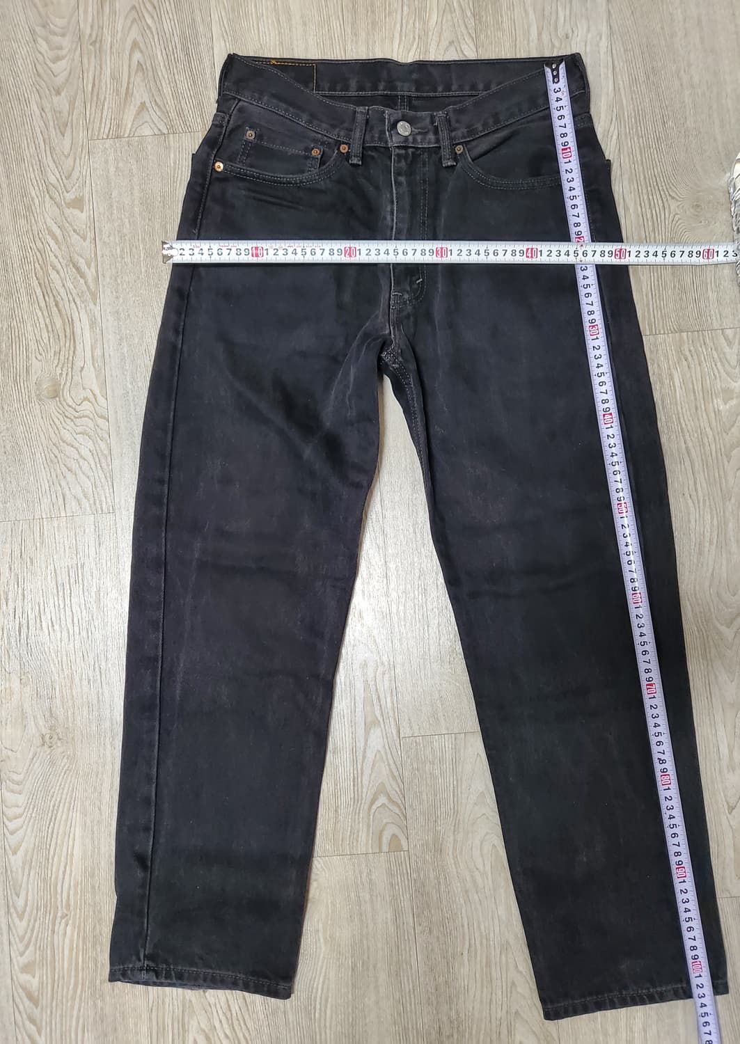 [W32L30] 리바이스 550 블랙 데님 진 상품이미지4