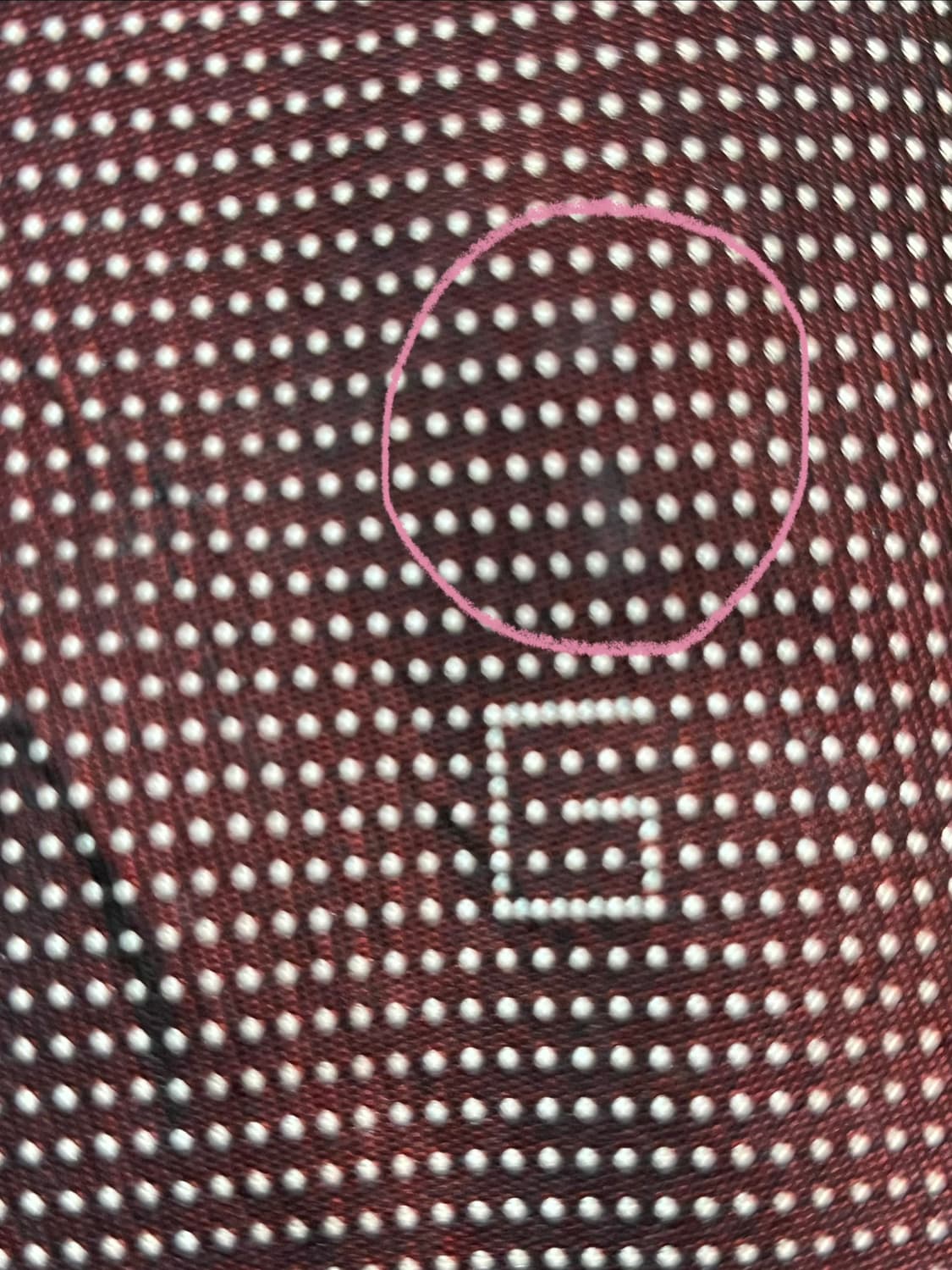 구찌 도트 넥타이 버건디 #csz3131 상품이미지10