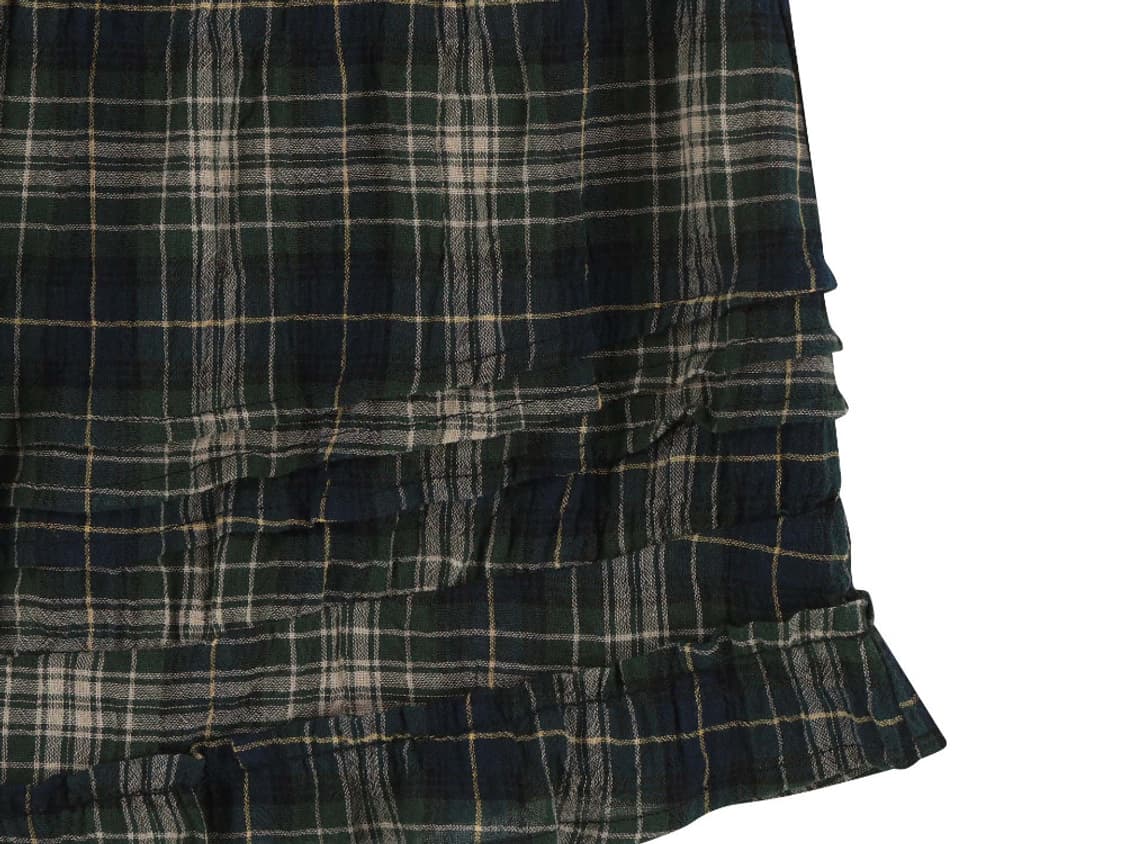 코이세이오 셔링 미디 스커트 체크 상품이미지6