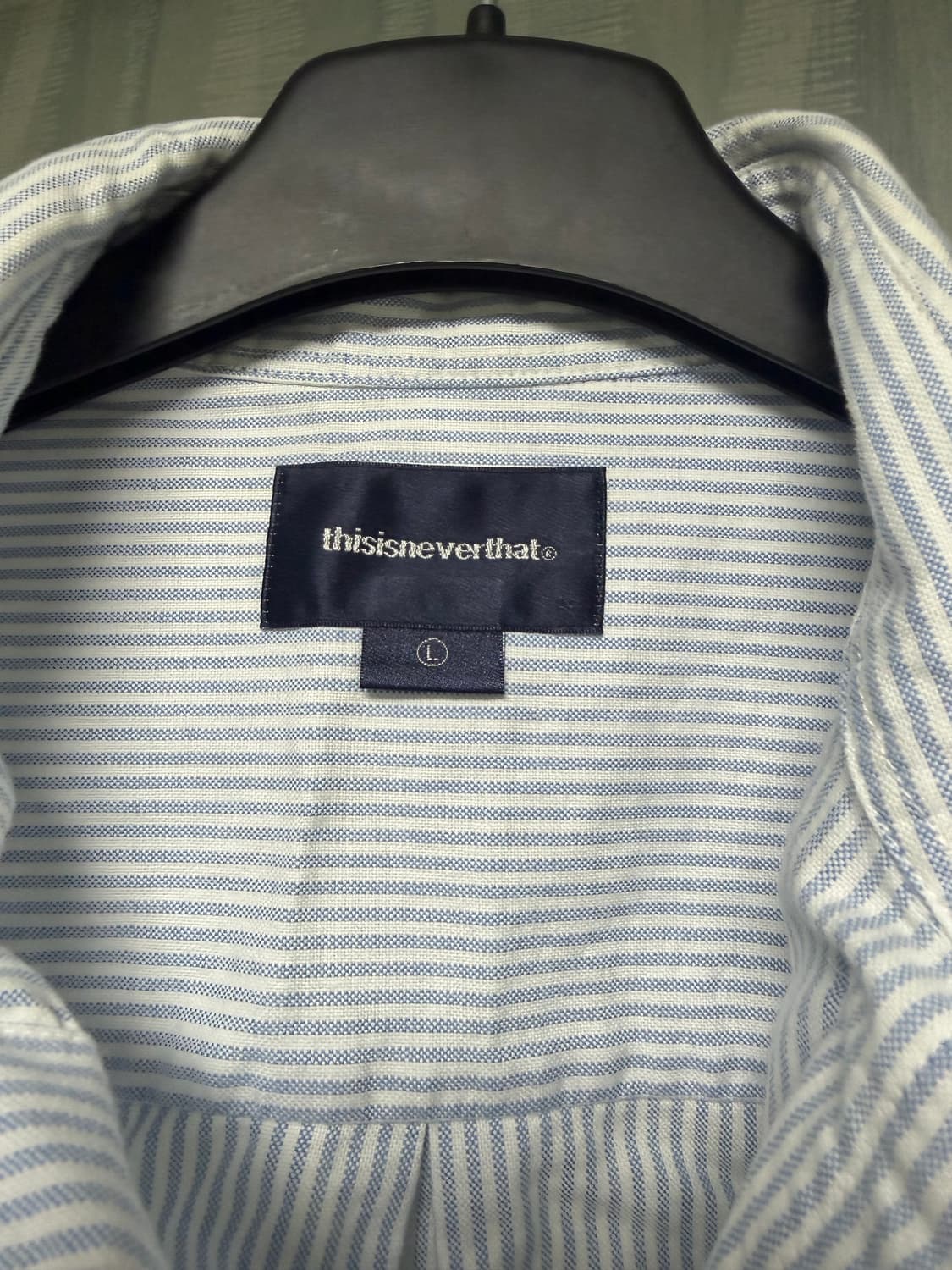 디네댓 셔츠(L, 스트라이프) 판매 상품이미지4