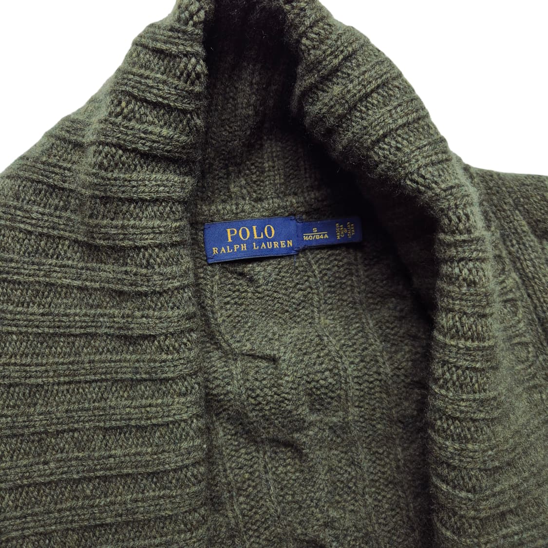 [S] 폴로 랄프로렌 숄카라 케이블 가디건 상품이미지6