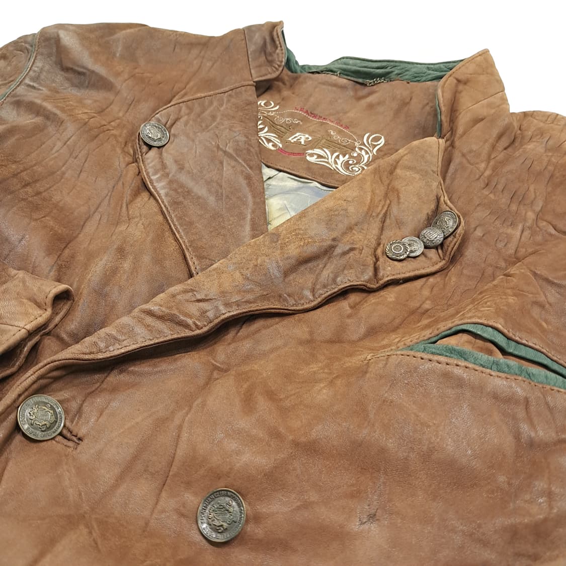 CN902 L 독일 트라흐텐 바바리안 알펜 자수 디어래더 자켓 상품이미지9