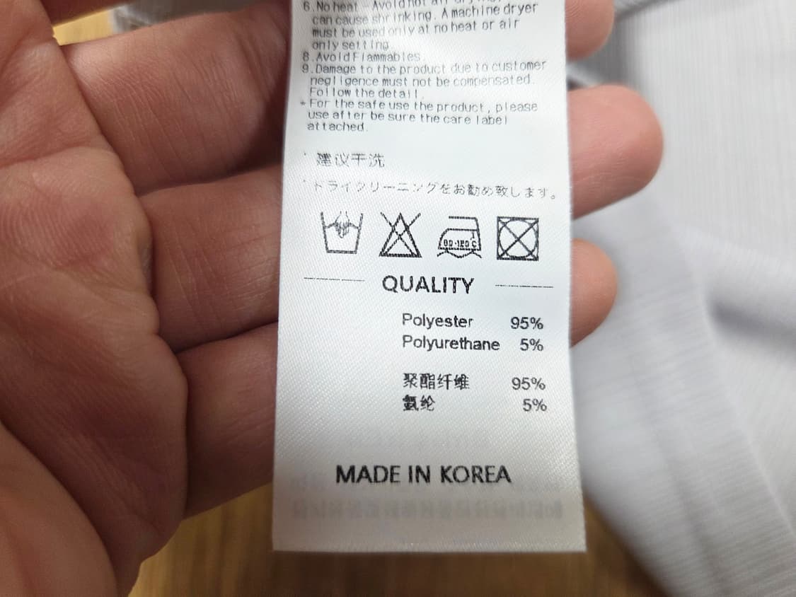 스컬프터(sculptor) 버튼 다운 벨소매 티셔츠 55 새상품 상품이미지10