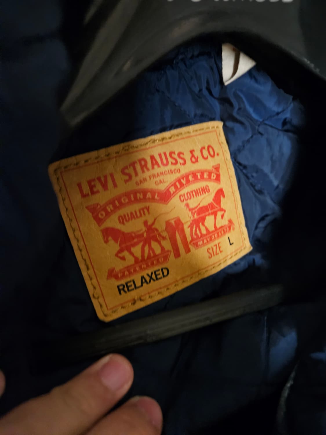 Levis denim hoodie jacket  상품이미지2