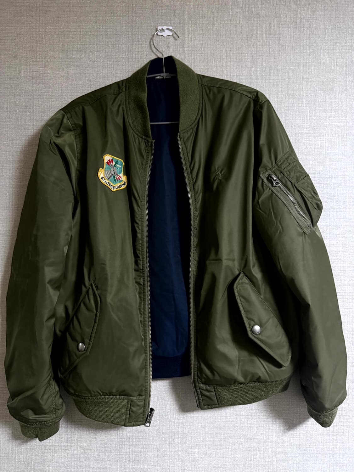 대장급 폴로 랄프로렌 리버서블 MA-1 양면 자켓 (실착m 정도)남여공용 상품이미지1