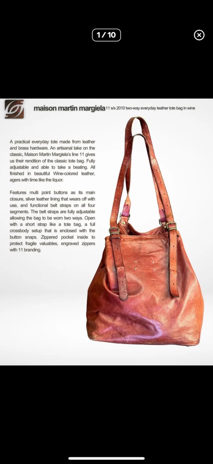 마르지엘라 양가죽 숄더백 상품이미지6