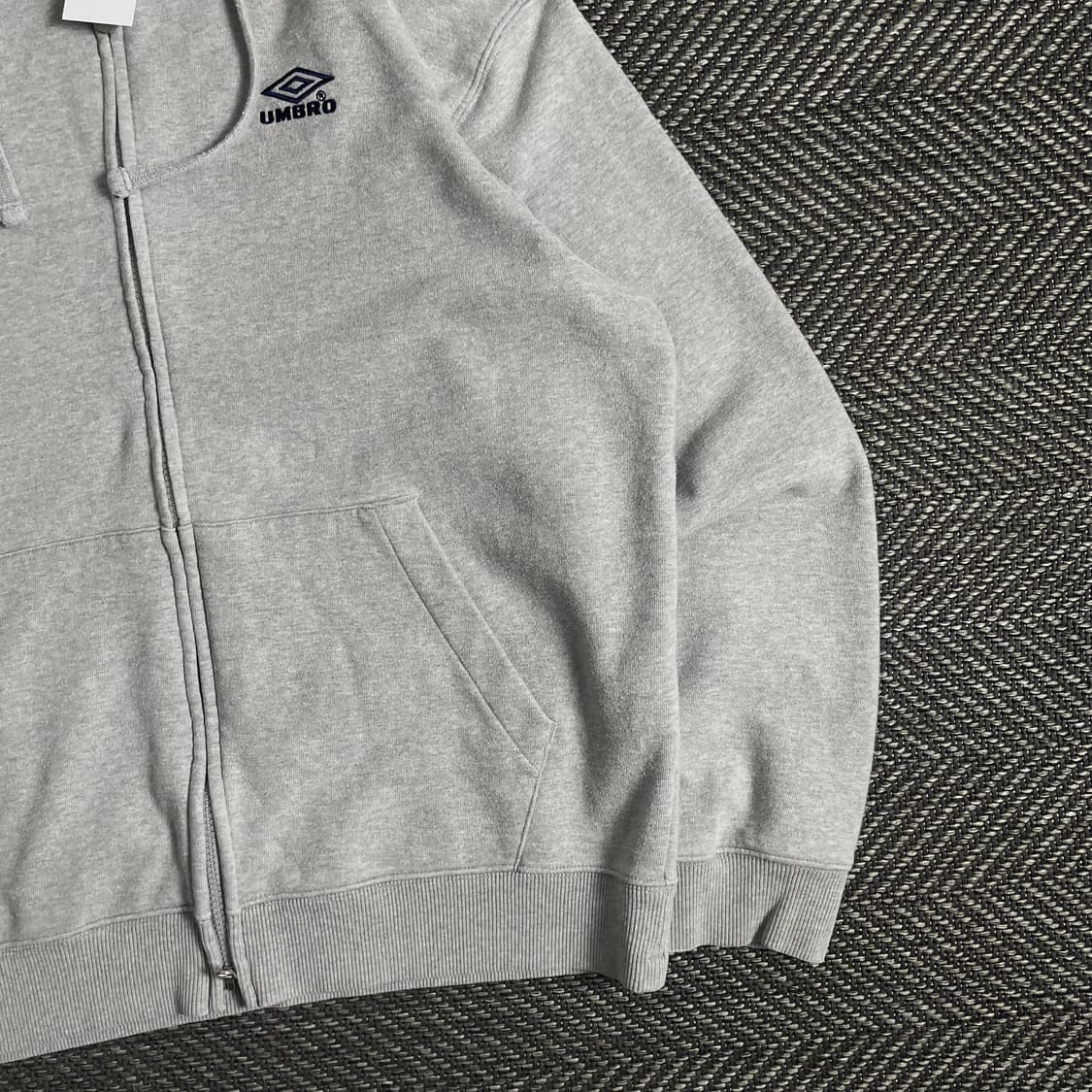 엄브로 미니멀 박시핏 후드 집업o 3204 상품이미지2