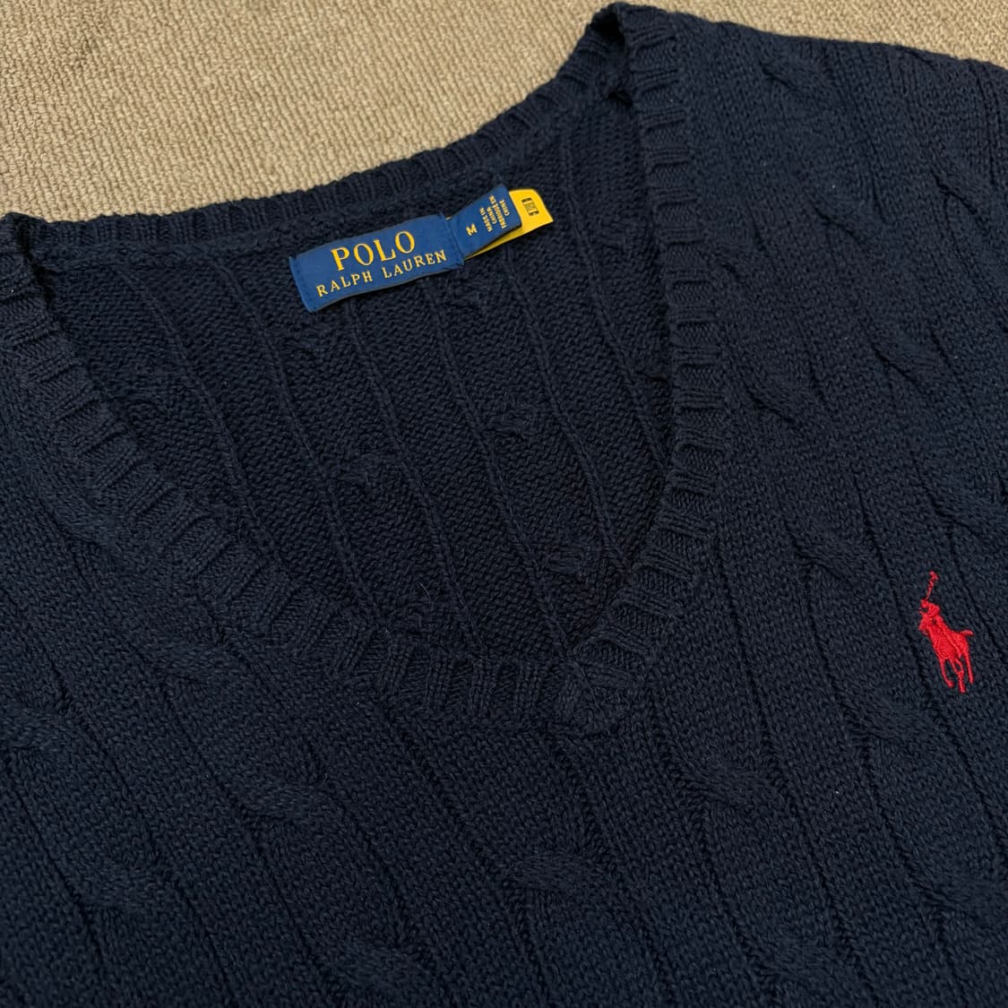 polo 랄프로렌 폴로 신형 케이블 니트 베스트  상품이미지2