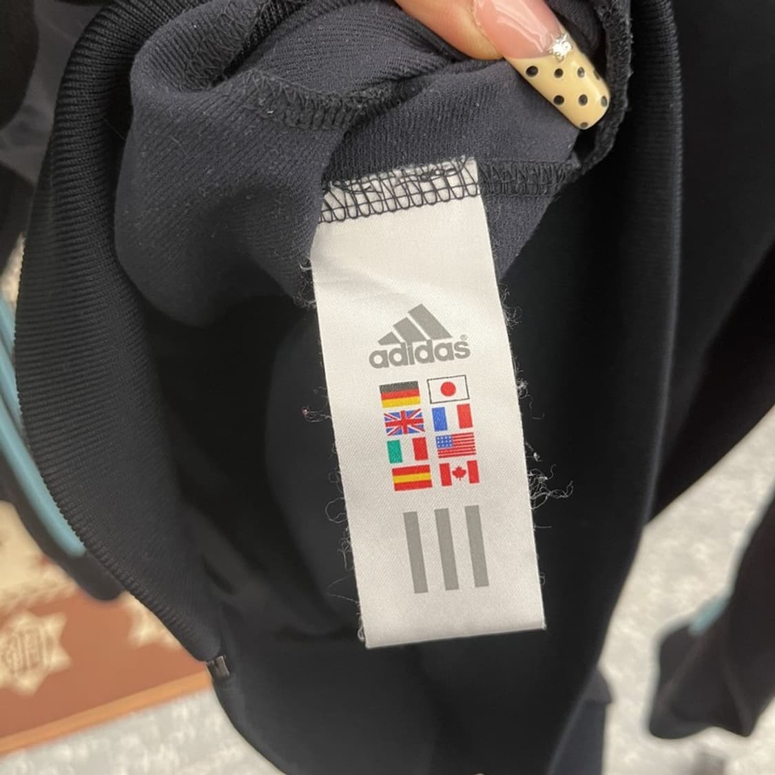 아디다스 레트로 Y2K 빈티지 스카이블루 져지 집업 105 C09733 상품이미지6