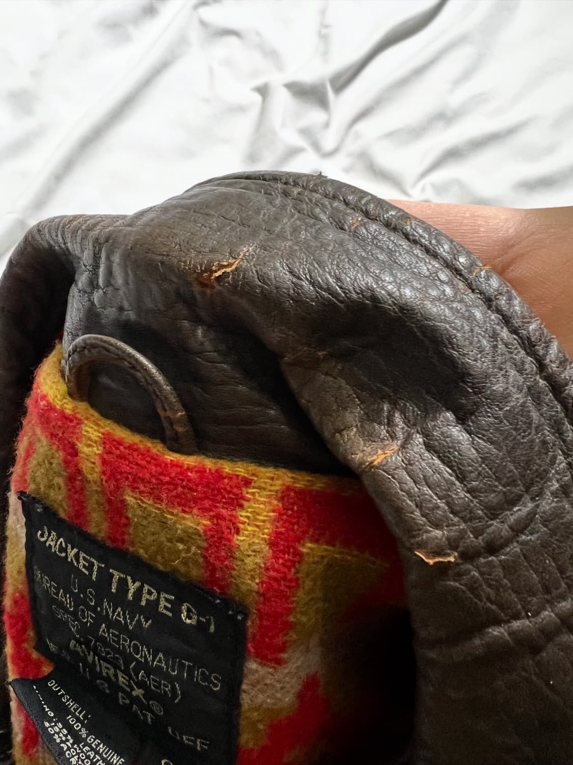 아비렉스 G-1 웨스턴 가죽자켓 상품이미지10