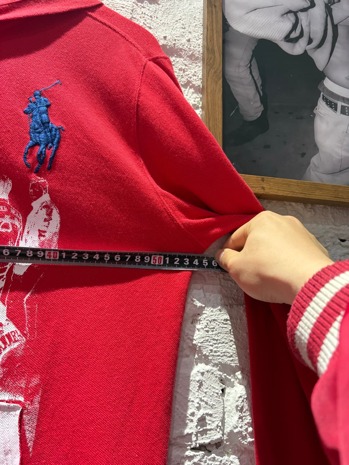 폴로 빅포니 프린팅 커스텀 후드집업 상품이미지7