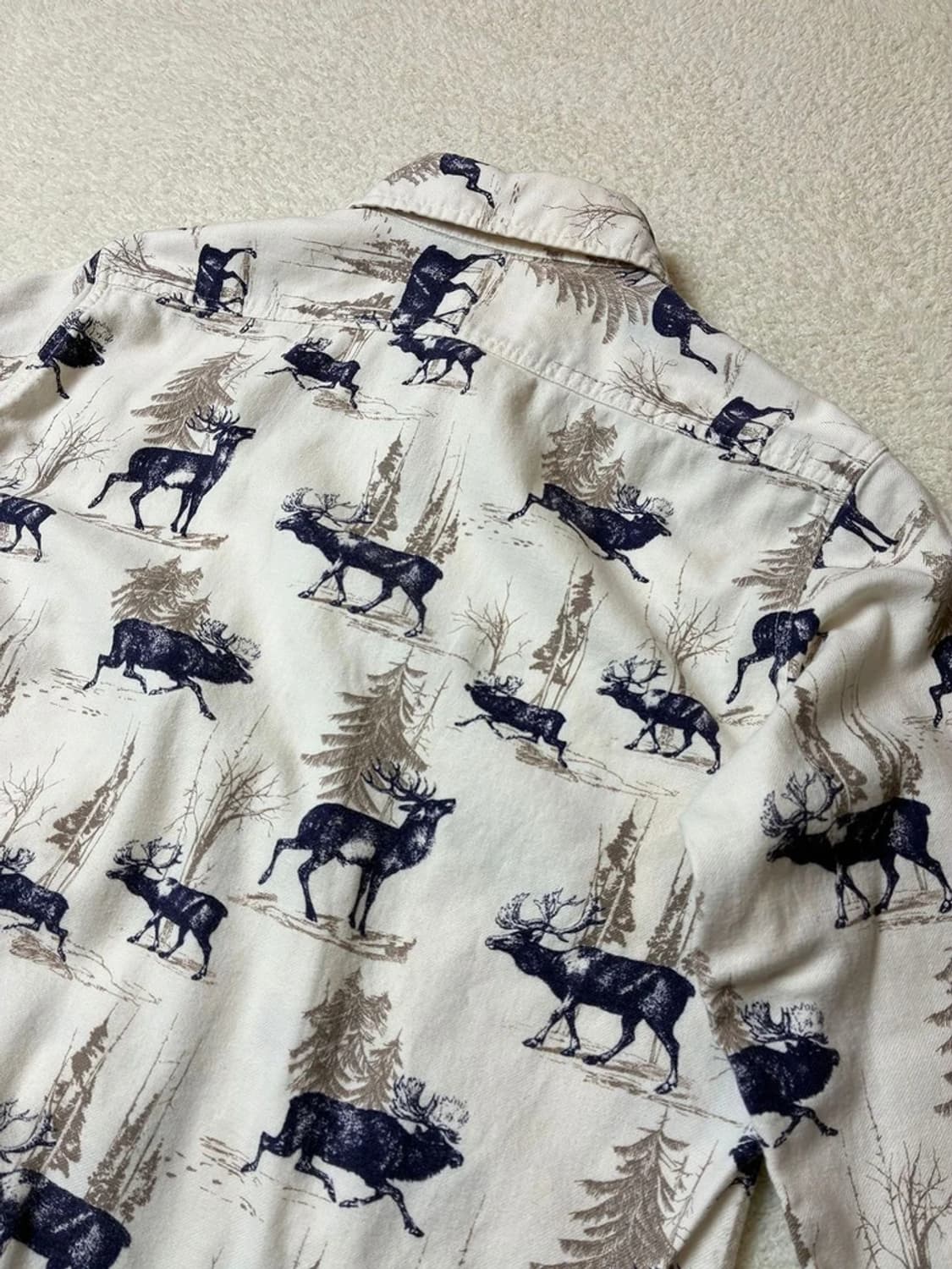 GREEN LABEL RELAXING 00's 순록 패턴셔츠 PN6309 상품이미지6