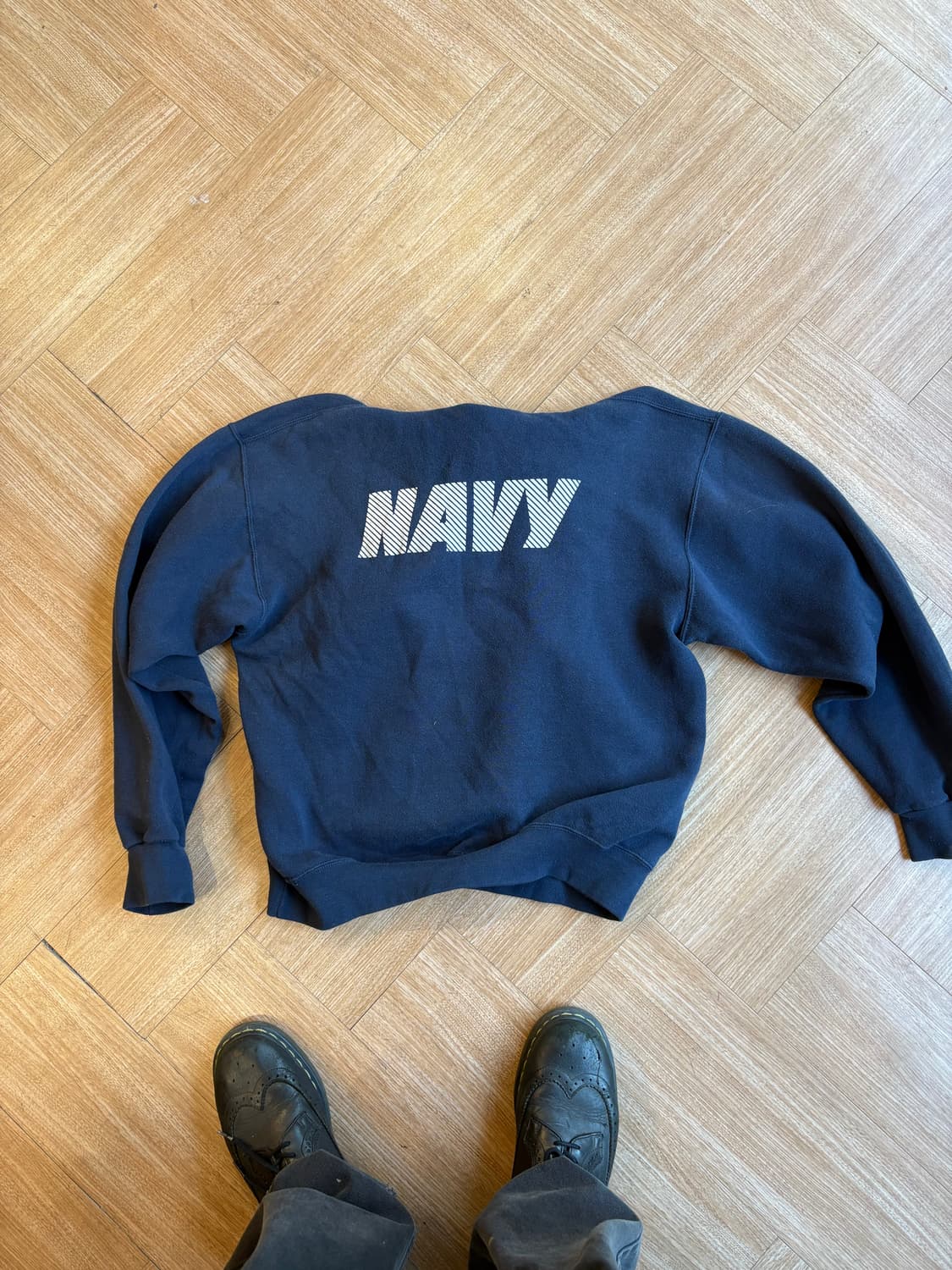 90s Soffe US Navy 후드티 상품이미지2