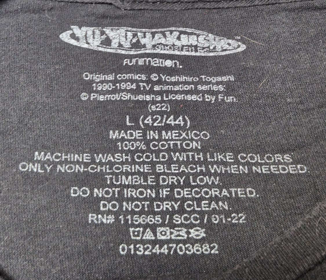 [L,실측 XL] 유유백서 오피셜 티셔츠 -201 상품이미지3