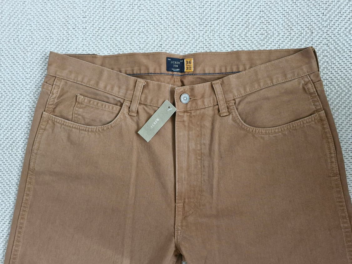 제이크루 가먼트다이드 5 포켓 치노팬츠 새상품  상품이미지3