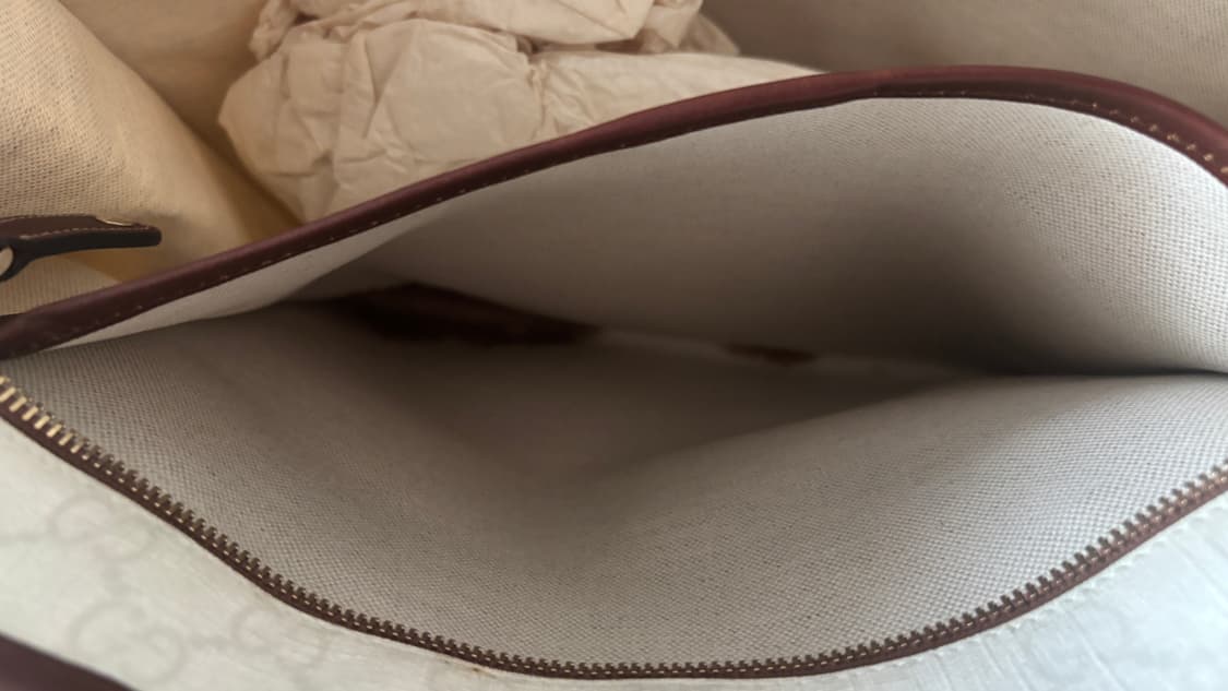 구찌 슈프림 삼선 PVC 카바스 숄더&토트백 상품이미지4