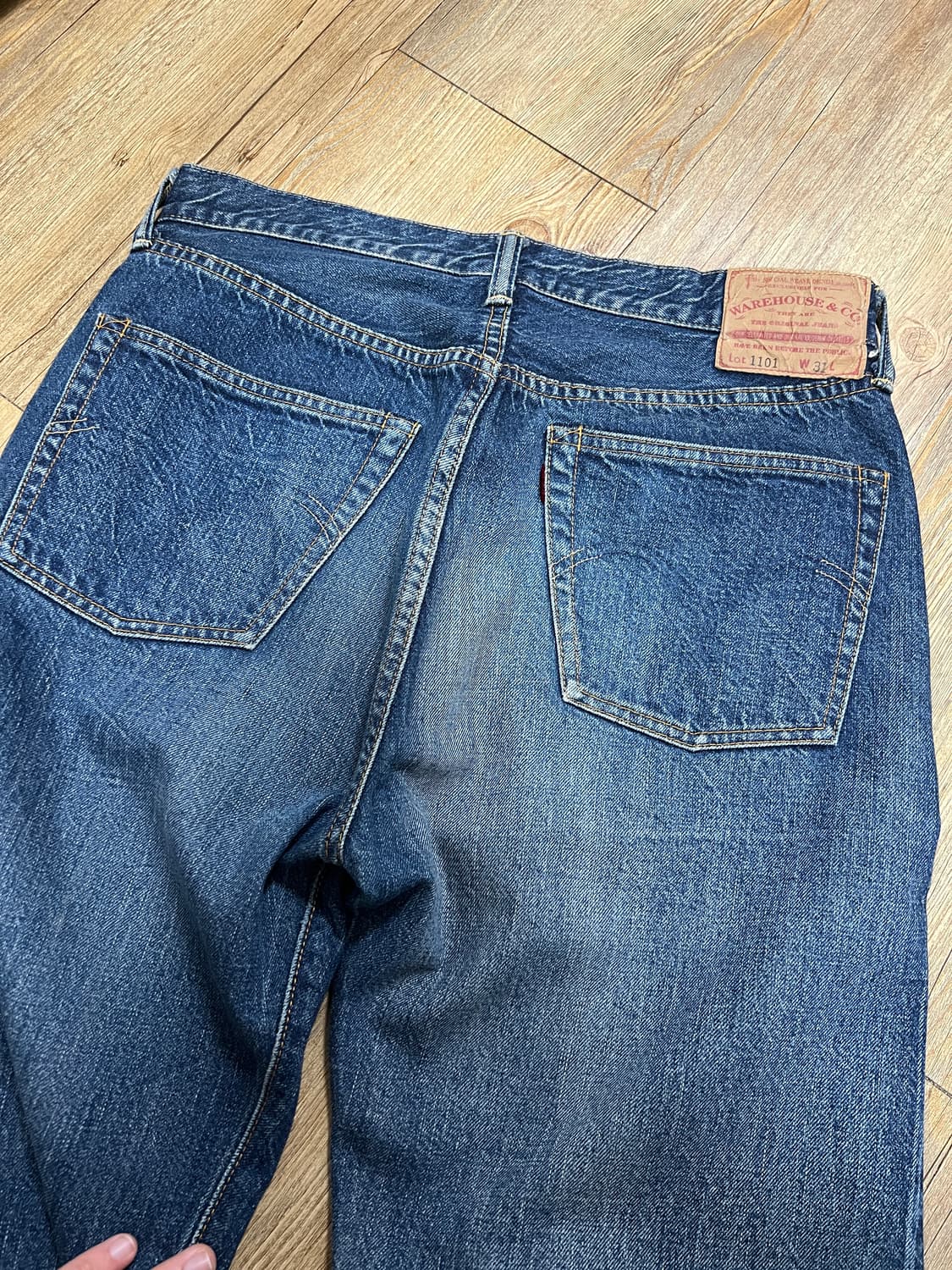 택포22) 웨어하우스 2nd-hand 다크 인디고 다크워시 31 셀비지 상품이미지5