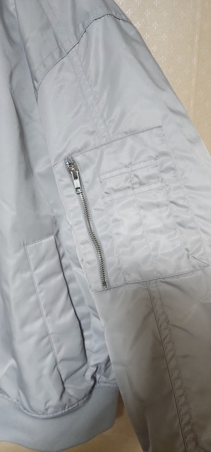 지오다노 라이트 그레이 봄버 자켓항공점퍼xl새거급 상품이미지6