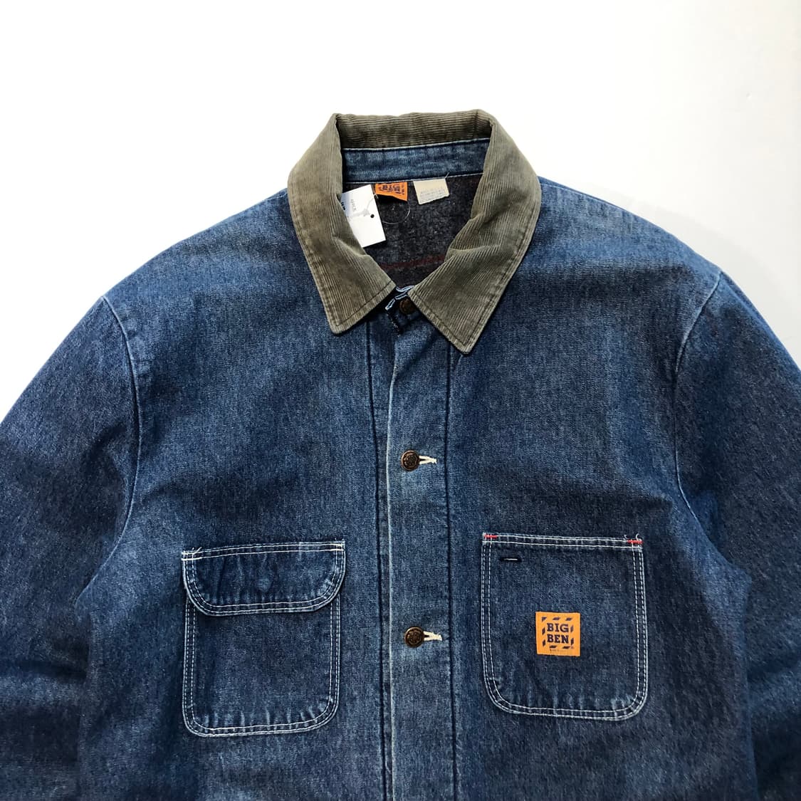 80s 랭글러 BIG BEN Made in U.S.A 데님 초어 자켓 상품이미지6