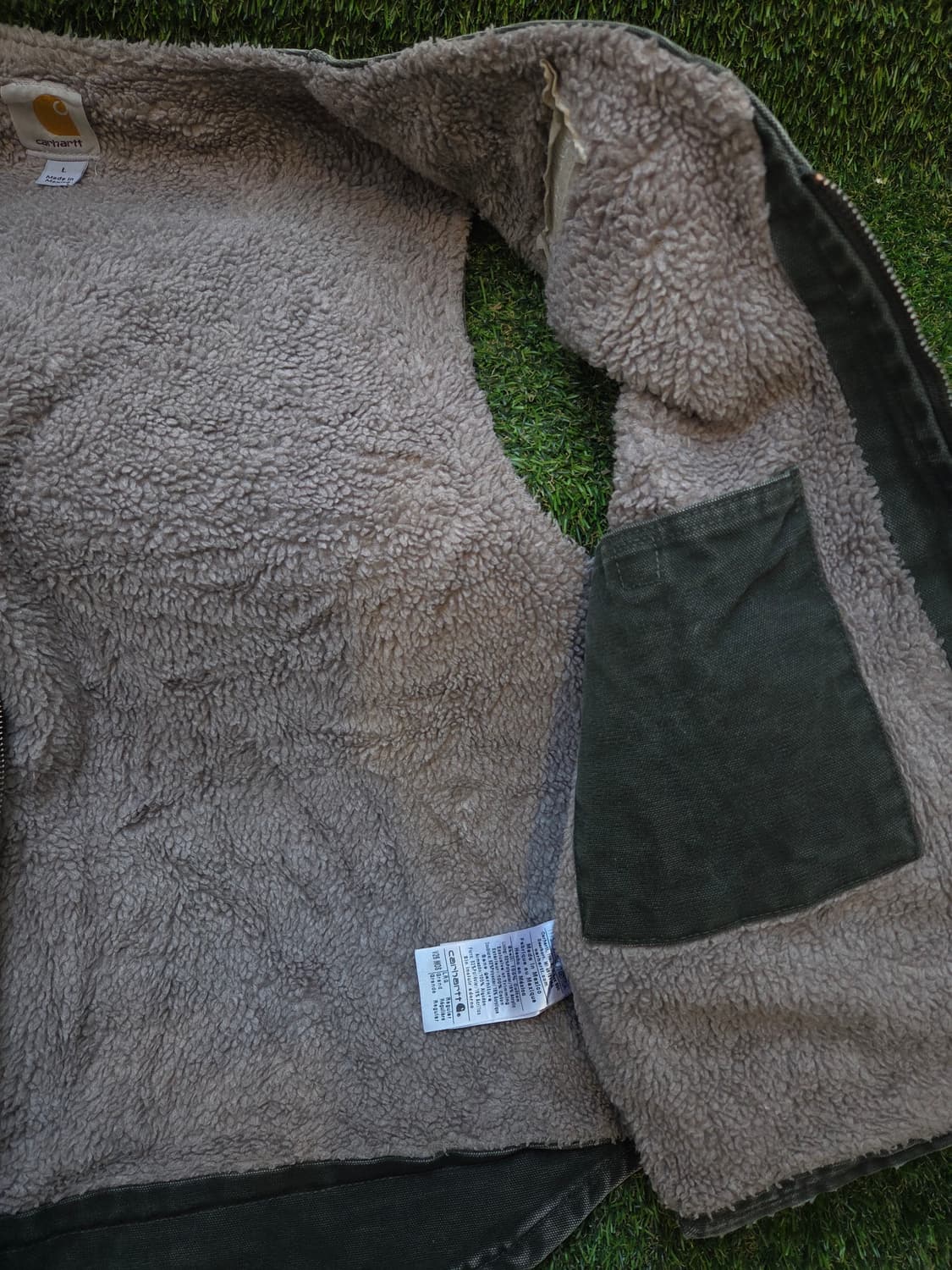 칼하트 v26 모스그린 워크 베스트 상품이미지5