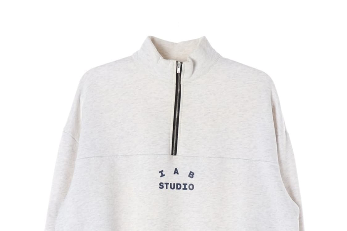 아이앱스튜디오 반집업 맨투맨 L 상품이미지3