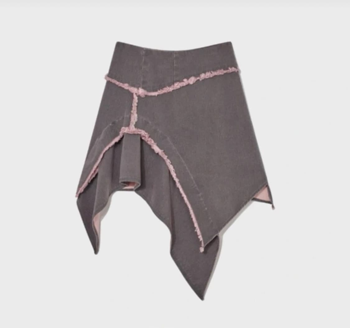 새상품 글로니 본즈 그런지 데님 스커트 상품이미지1