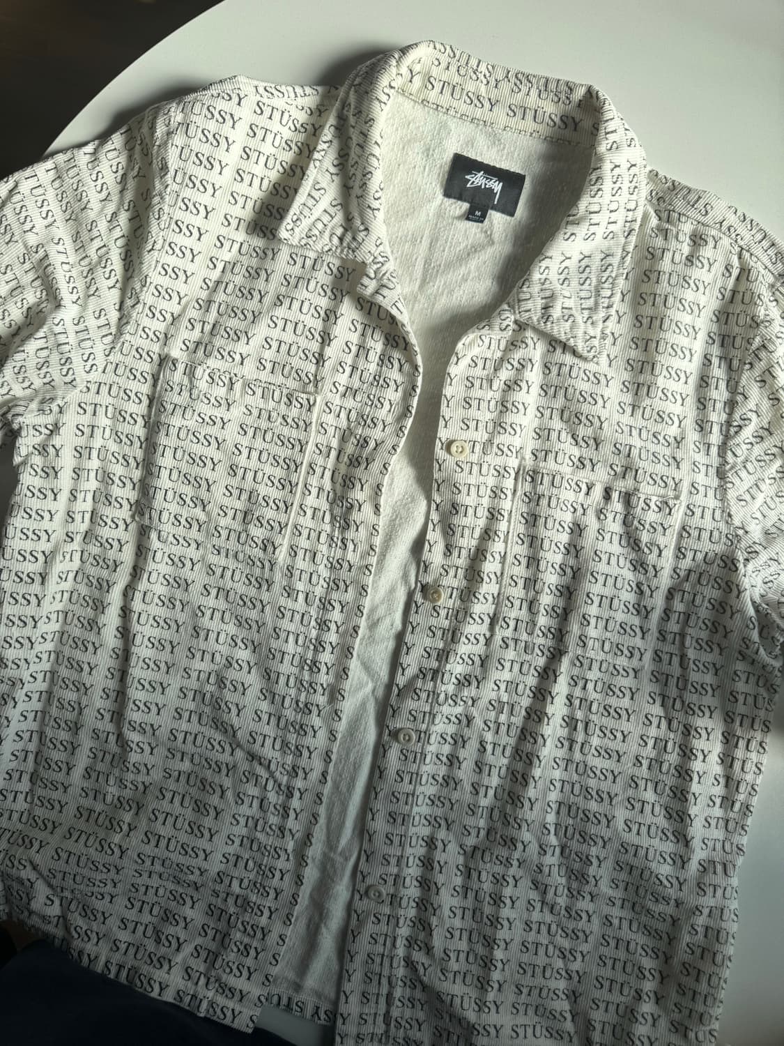 Stussy 코듀로이 반팔셔츠 여성용 상품이미지1