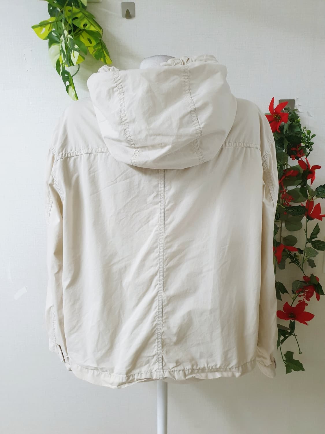 CK 후드 바람막이 55 66 밀크베이지 상품이미지8