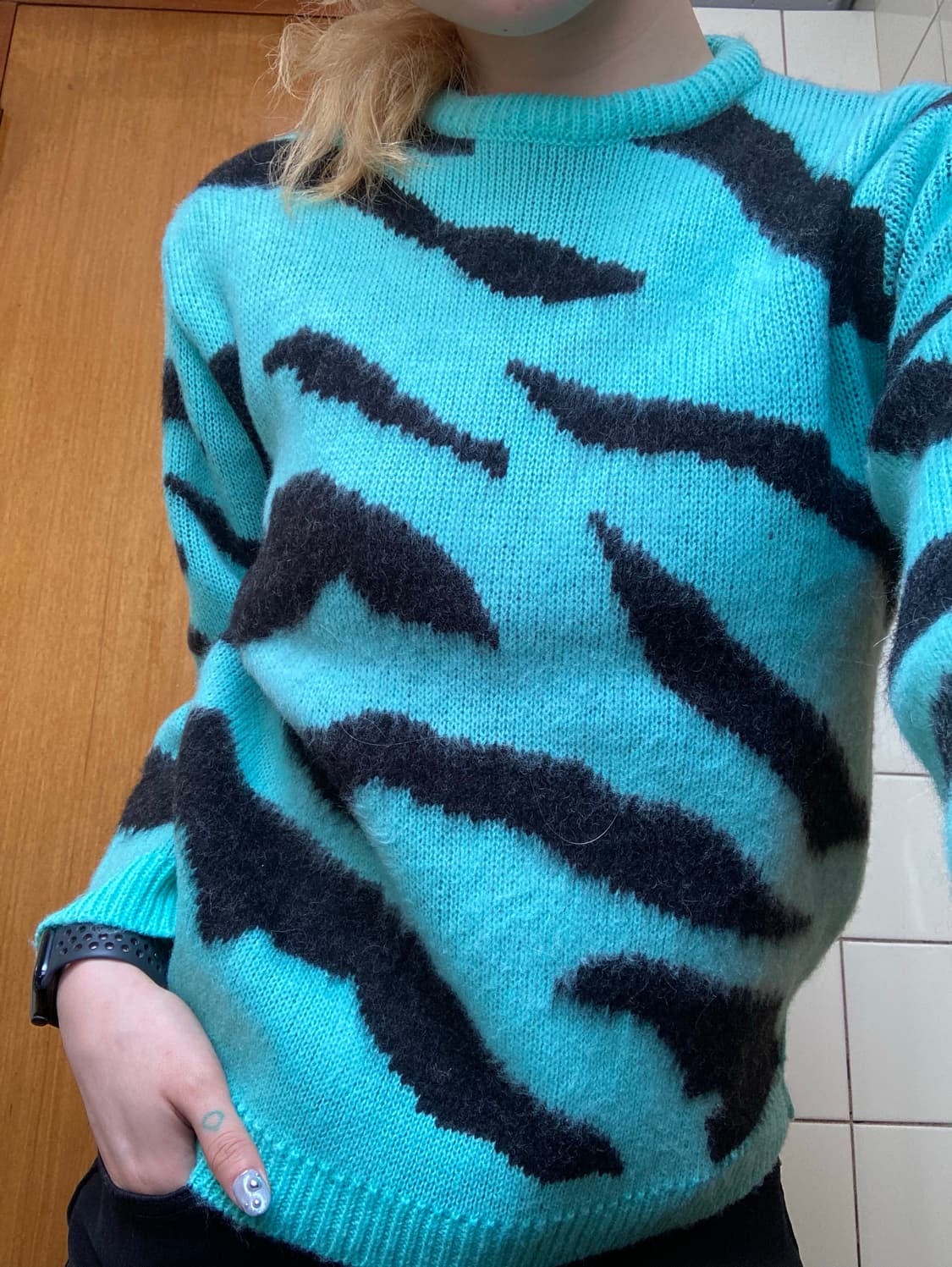 민트 니트 상품이미지1